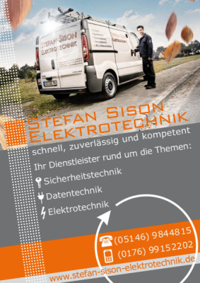 Elektrotechnik, 29323 Wietze, Plakate, Celle, 24h Notdienst, Werbung